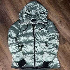 Sam Edelman Metallic Puffer Jacket